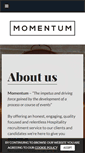 Mobile Screenshot of momentumrecruitment.com